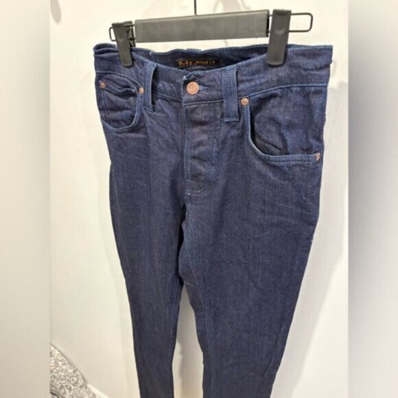 Never worn- NUDIE JEANS- GRIM TRIM - DRY Indigo - Picture 3 of 8